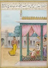 Yasmin Mahal A Wife Of Nawab Wajid Ali Shah Rare Images Mughal Paintings Painting Costume