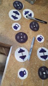 Weight lifting (when done following. Homemade Weightlifting Birthday Party Theme Decorations Diy Barbell Dumbbell Birthday Party Theme Decorations Theme Party Decorations Birthday Party Themes