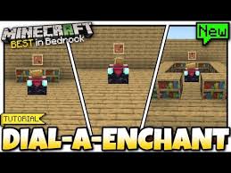 Minecraft Bedrock Adjustable Enchanting Table Tutorial Mcpe Xbox Switch Windows Youtube