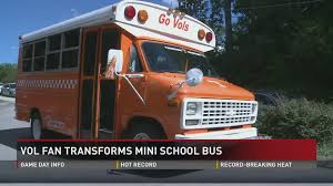 Vols fans transform mini school bus for game day | wbir.com