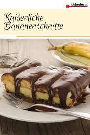 Kaiserliche Bananenschnitten Rezept Rezept Bananen Schnitten Bananenschnitte Einfacher Nachtisch