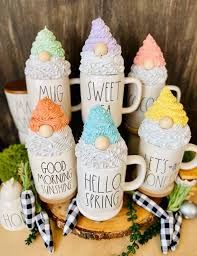 1 Sweet Faux Whip Gnome Topper 4 Rd Mugs Toppers Diy Christmas Crafts Homemade Gifts