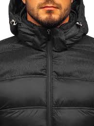 Das eigentliche highlight der jacke sind 2 verbaute heizeinheiten. Bolf Herren Geposlsterte Winterjacke Sport Jacke Schwarz Ab72
