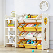 Amazon.co.jp: おもちゃ収納 子供用 124*34.5*91.5cm おもちゃ収納棚 大容量 かわいい 本箱 子供用絵本棚 収納ボックス  おもちゃ収納ケース おもちゃ箱 収納ラック 組立簡単 分類収納キッズラック 子供部屋 入園 祝い 入学プレゼント 入園 カラー19 : ホーム＆キッチン