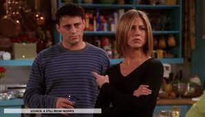 Joey develops feelings for rachel which leads to a story arc that goes into the beginning of the tenth season. 26 Years Of Friends Did You Know Joey Had A Real Life Crush On Rachel
