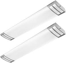Install this light fixture in your entryway, kitchen, or bedroom. Antlux 4ft Led Flush Mount Linear Lights 40w 4500lm Kitchen Light Fixtures 4000k 4 Foot Led Kitchen Ceiling Light Fixtures For Living Room Laundry Replace For Fluorescent Version 2 Pack Amazon Com