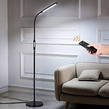 Learn more about desk lamps. Amazon Com Led Floor Lamp For Living Room Bedroom Office With Remote Control And Timer 5 Brightness Level 5 Color 1800lm Dimmable Standing Light Albrillo 2 In 1 Led Reading Lamp Black Home Improvement