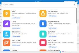 Airtable Blocks Are A Pro Plan Feature Letting You Extend The Functionality Of Your Bases You Can Use Blocks To Bring New Inform Time Tracker How To Plan App