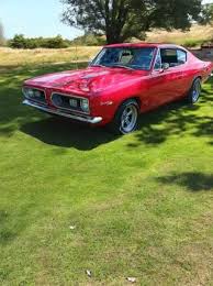 Image result for Bright Red 1967 Barracuda