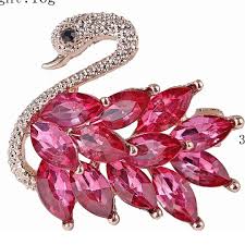 swan brooch