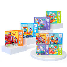Approximate 5.5 x 6 x 0.2 cm completed puzzle dimensions: Mideer 4 In 1 Jigsaw Puzzle Gift Set 12 16 24 32 Pieces My Gifted Education