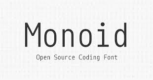 а б в г д е ё ж з и й к л м н о п р с т у ф х ц ч ш щ э ю я Monoid Open Source Coding Font On Behance Fonts Typeface 1001 Fonts