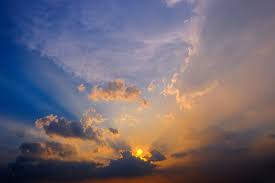 Epic Dramatic Sunset Beautiful Yellow Orange And Blue Colors Sunset Sky For Background Sunset Sky Best Background Images Sky Photoshop