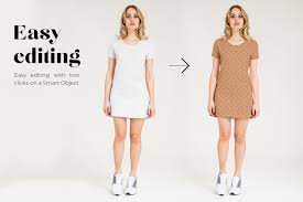Download Women S Basic Dress Mockup Set In Apparel Mockups On Yellow Images Creative Store
