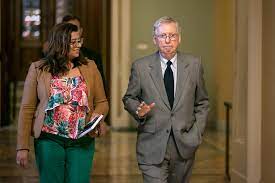 Due to its haunting nature, the photo speculation about mcconnell's health abounded, and people pointed out that the area around his. Mitch Mcconnell S Excessive Expectations Comment Draws Trump S Ire The New York Times