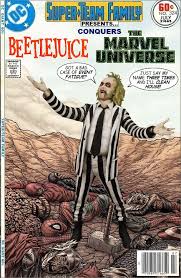 Everyone knows if you say beetlejuice's name three times he appears, but the number three is used multiple times in the film. Super Team Family The Lost Issues Beetlejuice Conquers The Marvel Universe
