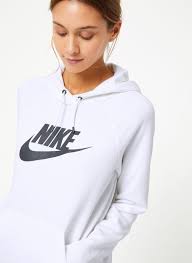 Nike Sweatshirt - Sweat à capuche Femme Nike Sportswear (Blanc) - Vêtements  chez Sarenza (405668)