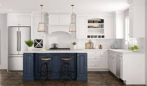 All Wood Rta 10x10 Transitional Classic Park Avenue Ocean Blue Kitchen Cabinets Kitchen Cabinet Styles Blue Kitchen Cabinets Kitchen And Bath Design