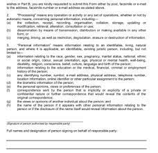 Record of consent and objections from bidder/supplier to processing of personal information throughout the. Sa S New Popi Act Could Kill More Than Just Spam