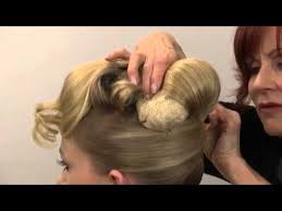 Gorgeous updos, long loose curls, hair half up hairstyles, hairstyles with braids. Hair Padding How To Pin And Place Youtube