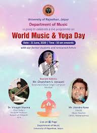 Some important and interesting facts about world music day are mentioned below for you Performances Vinayaksharmasitar