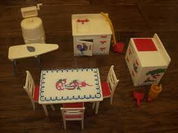 Vintage 50 S Renwal Dollhouse Furniture Red White By Retrorealm Mini Doll House Dollhouse Toys Doll House