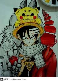 So Much Awesomeness In One Drawing Anime Anime Crossover Awesome Anime