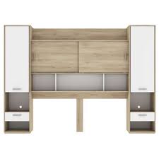 Pont De Lit Aelig Coloris Chene Kronberg Blanc Vente De Lit Enfant Conforama