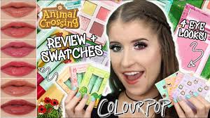 Colourpop new release, the cutest in the galaxy star wars collaboration, available on october 29th at 10am pst. Colourpop X Animal Crossing Collection Review Swatches Youtube