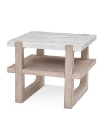 Marble is a naturally occurring, although rare, rock consisting mostly of crystallized minerals. Marble Side Table Furniture Horchow Com