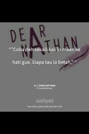 Dear Nathan Kutipan Rohani Bijak Lucu
