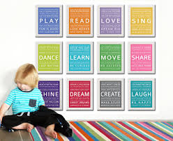 120 Word Art Wall Art For Kids Playroom Prints Playroom By Wallfry Kids Playroom Art Baby Nursery Art Word Wall Art