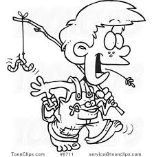 Cartoon Black And White Line Drawing Of A Country Boy Carrying A Fishing Pole 8711 By Ron Leishman Doodle Inspiration Line Drawing Fish Drawings For fishing pole animated 15 images found by accurate search and more added by similar match. pinterest