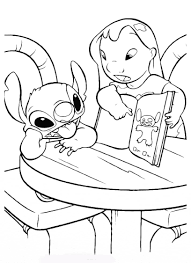 Printable coloring pages of stitch from disney's lilo and stitch eating ice cream, playing the ukulele, standing on his head, growling, crawling, etc. Lilo And Stitch Coloring Pages 65 Images Free Printable