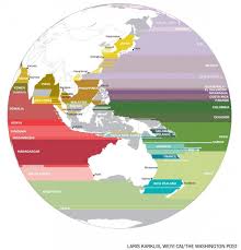What Is Across The Ocean In The Asia Pacific Region Travel Infographic Map World Geography