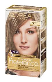 L'Oreal Paris Superior Preference Fade-Defying Shine Permanent Hair Color,  7A Dark Ash Blonde