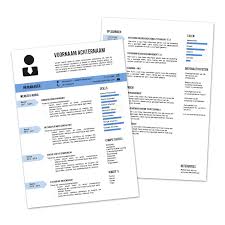 Cv Templates Gratis In Word Cv Maken Met Een Template Wetalent