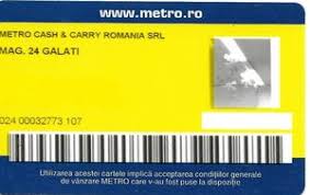 Metro ag is a german multinational company based in düsseldorf which operates business membership only cash and carry stores primarily under metro brand. Functional Card Metro Cash And Carry Romania Shops Supermarkets Romania Metro Cash Carry Col Ro Metro 005