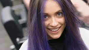 Then, when you're ready, wash out, blow dry and style to purple perfection. Wella Color Fresh Create Purple Balayage Youtube