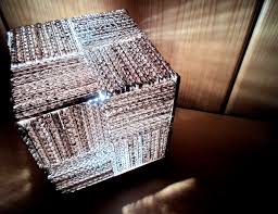 Draw another square to the left of the second square from the top. Diy Cube Lamp Inhabitat Green Design Innovation Architecture Green Building