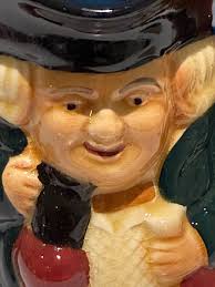 Vintage Staffordshire Toby Hand Decorated Teapot Made by Shorter and Sons  Company. Made in England