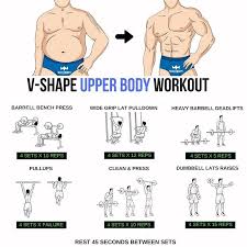 V Shape Upper Body Workout Step By Step Tutorial C4d3l