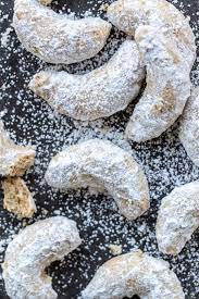 Easy Pecan Crescent Cookies Recipe Momsdish Crescent Cookies Crescent Cookie Recipe Pecan Cookie Recipes