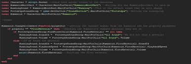 Pokediger1 roblox merch roblox free bc. Material Sound Effects Not Working Unless You Walk Onto Something Upward Or Downwards Scripting Support Devforum Roblox