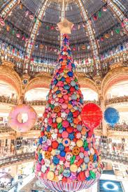 Galeries Lafayette Christmas Tree Feeling Festive In Paris France 2017 Christmas In Paris Christmas Tree Decorations New York Christmas