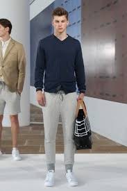 Who Said You Can T Make A Style Statement With A Casual Getup Draw The Attention In A Navy Ca Mens Pants Fashion Mens Fashion Sweaters Mens Fashion Streetwear