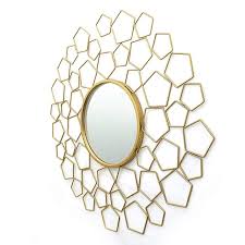 Style # 86d50 at lamps plus. Faye Gold Round Wall Mirror 30 Inch West Mirrors