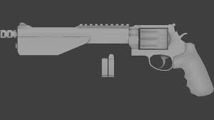 I loaded an older game too, before i beat it, but the merchant . Handcannon From Resident Evil 4 3d Models