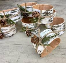 Birchwood Decor For The Holiday Home Holiday Decor Birchwood Holiday Decor Christmas Decor Christ Birch Wood Decor Holiday Decor Christmas Woodland Napkins