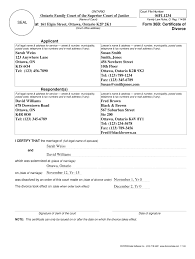 We did not find results for: Divorce Certificate Ontario Sample Fill Online Printable Fillable Blank Pdffiller